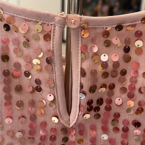 Girls’ Sequin Shift Dress – Vintage Pink – Size Large (10-12) - Valentine’s Day - Picture 6 of 10